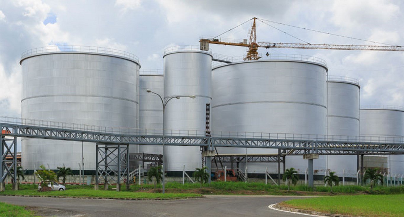 Entrepôt de stockage des hydrocarbures