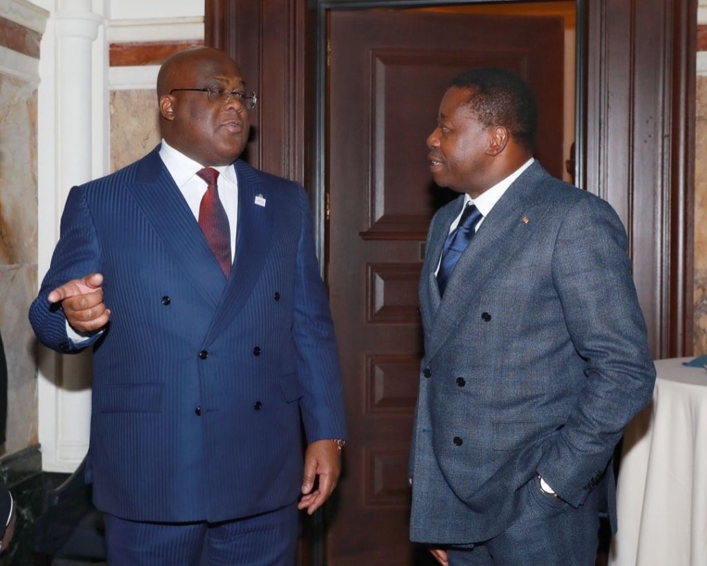 President Togolais et le president Congolais