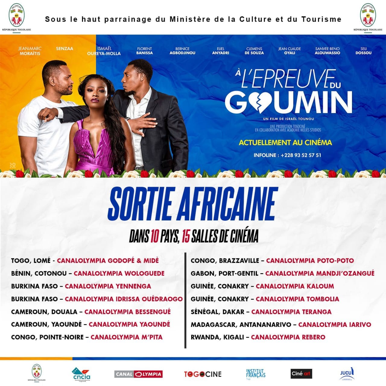 "À l'épreuve du goumin" : Le Togo dévoile son premier long métrage à l'échelle continentale