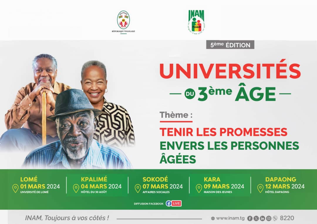 Togo : Les Universités du 3ᵉ âge font leur retour en 2024