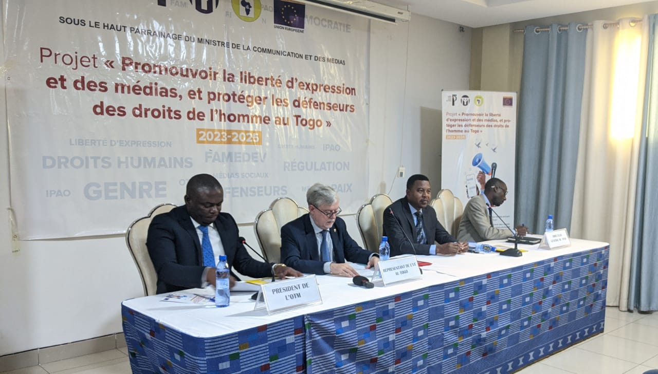 Togo : OTM présente le bilan de la première année du projet de liberté d'expression