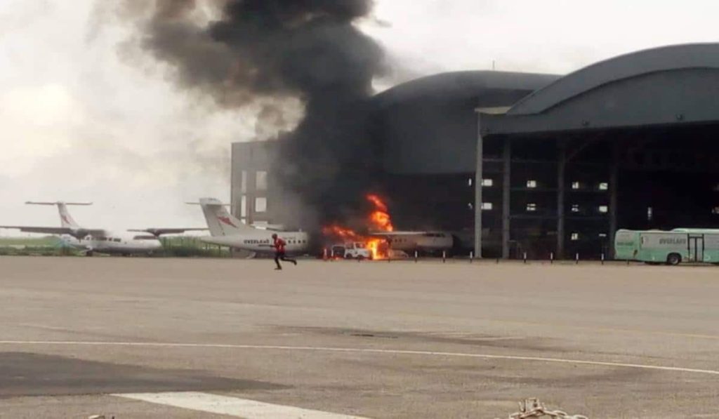 Nigeria : Incendie à l'aéroport international de Lagos