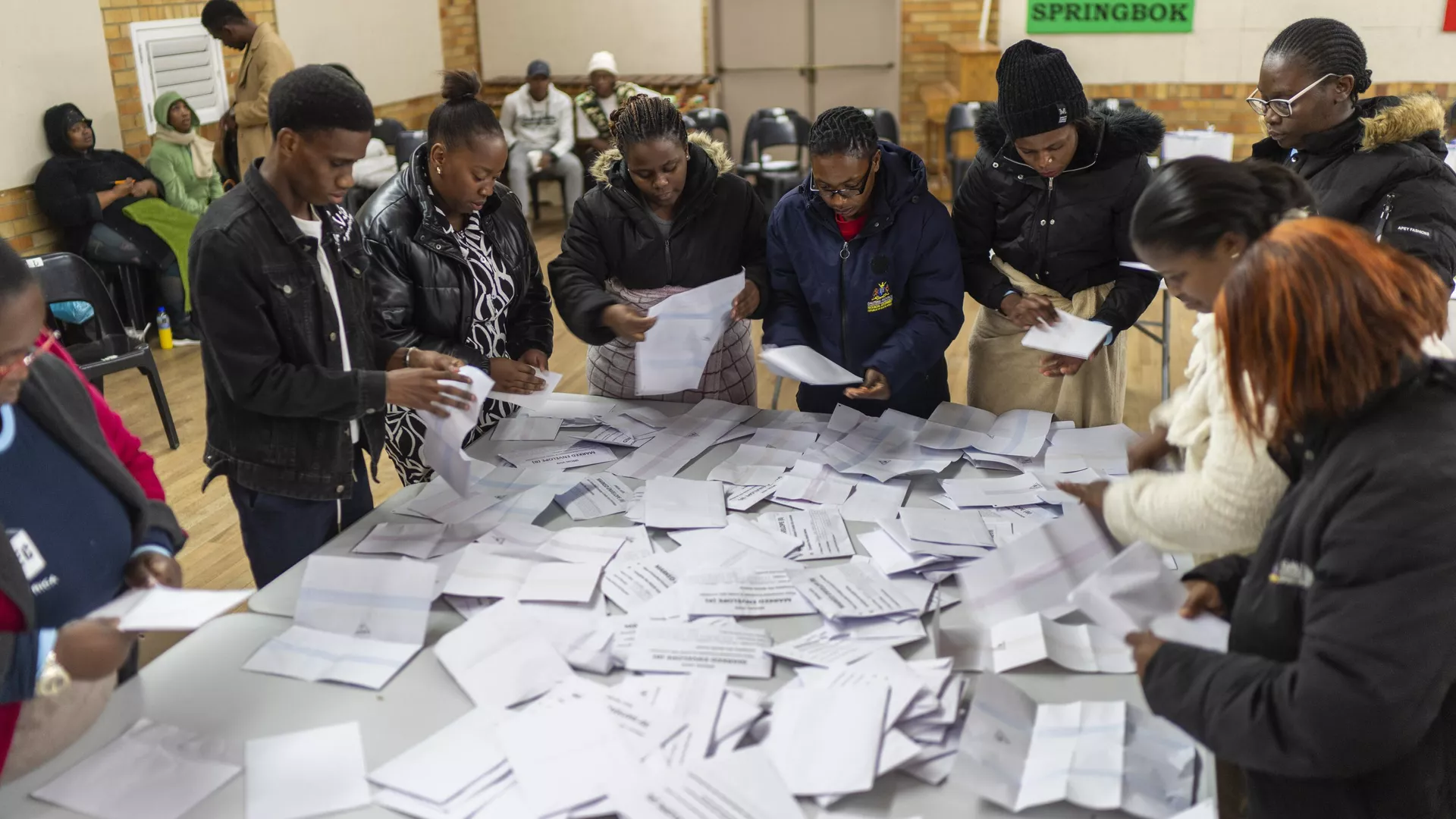 Résultats préliminaires des élections en Afrique du Sud