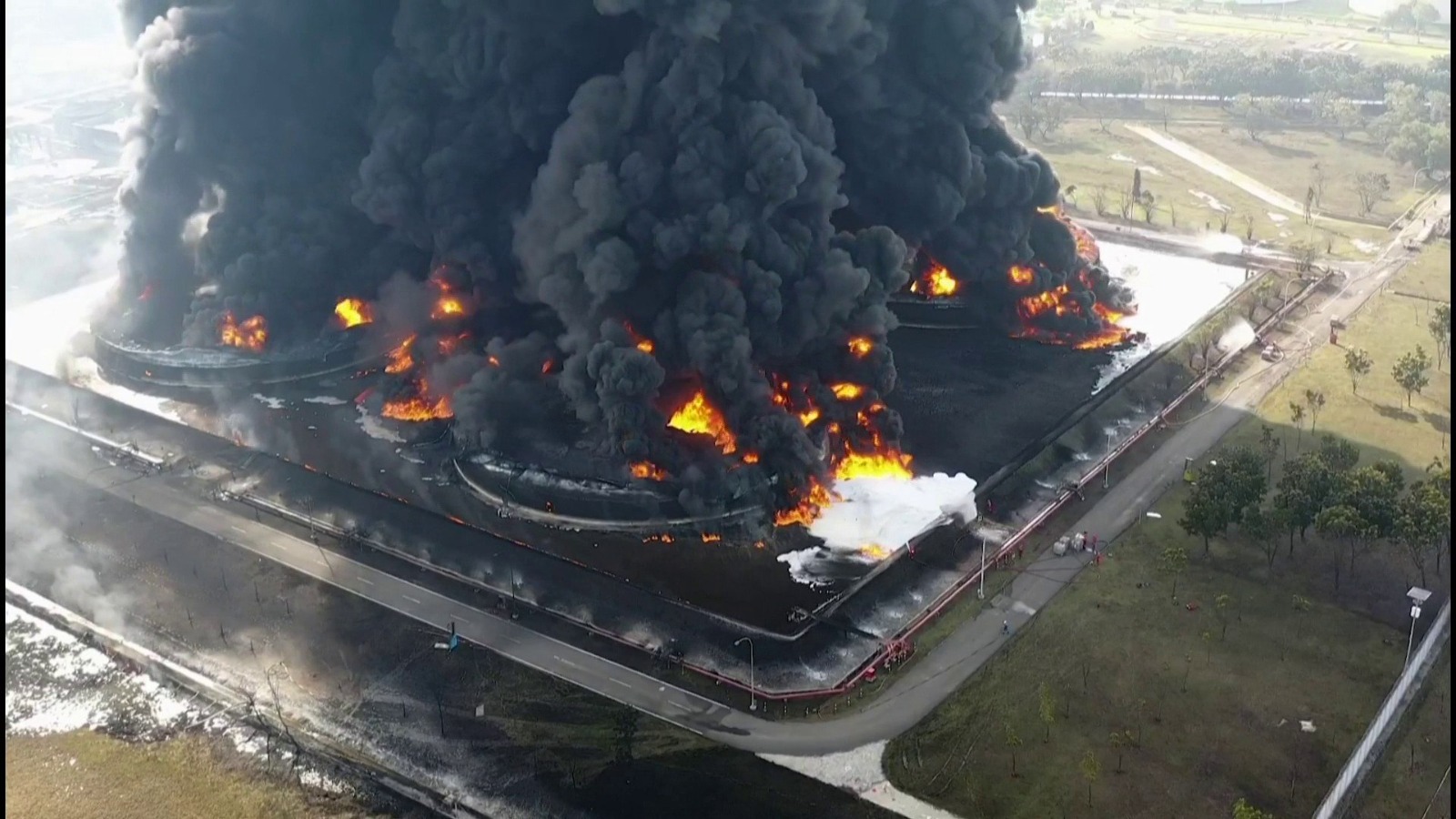 Incendie à la raffinerie Dangote