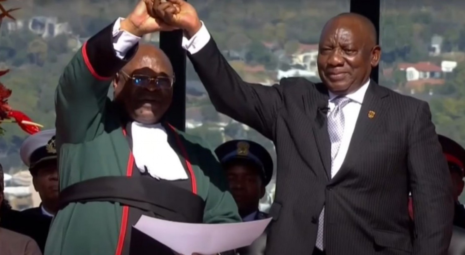 Investiture de Cyril Ramaphosa pour un deuxième mandat en Afrique du Sud