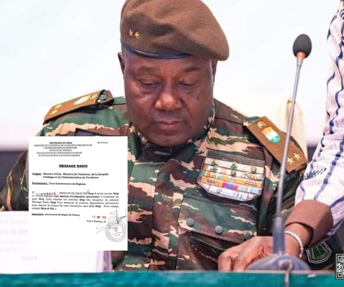 Le Niger réaffirme sa souveraineté en interdisant une mission du PNUD