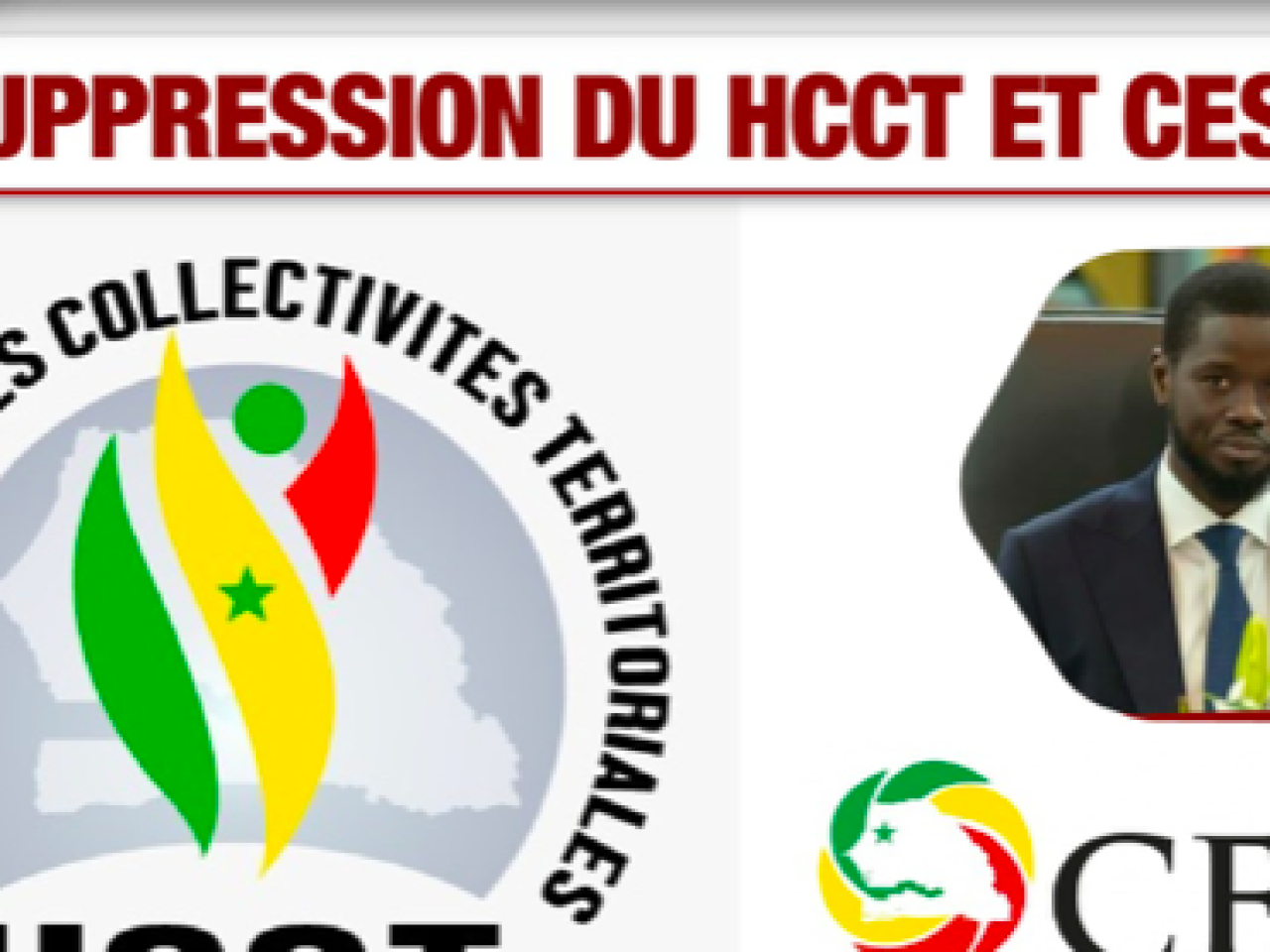 Sénégal : Vers la suspension des activités du HCCT et du CESE après le rejet de la réforme constitutionnelle