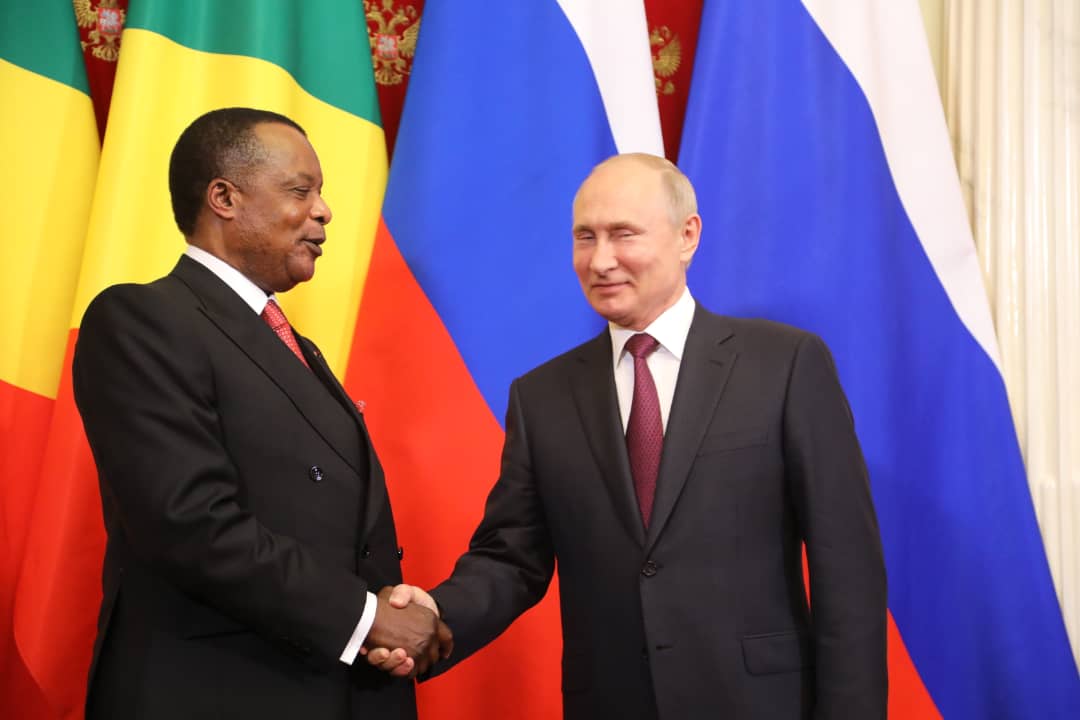 Sassou-Nguesso défend la coopération du Congo avec la Russie