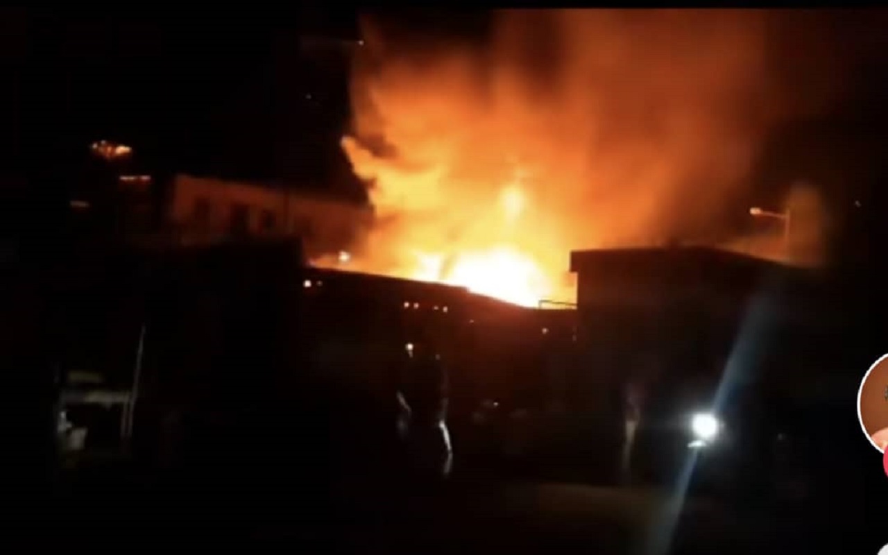 Bilan provisoire de l'incendie au marché de Kégué