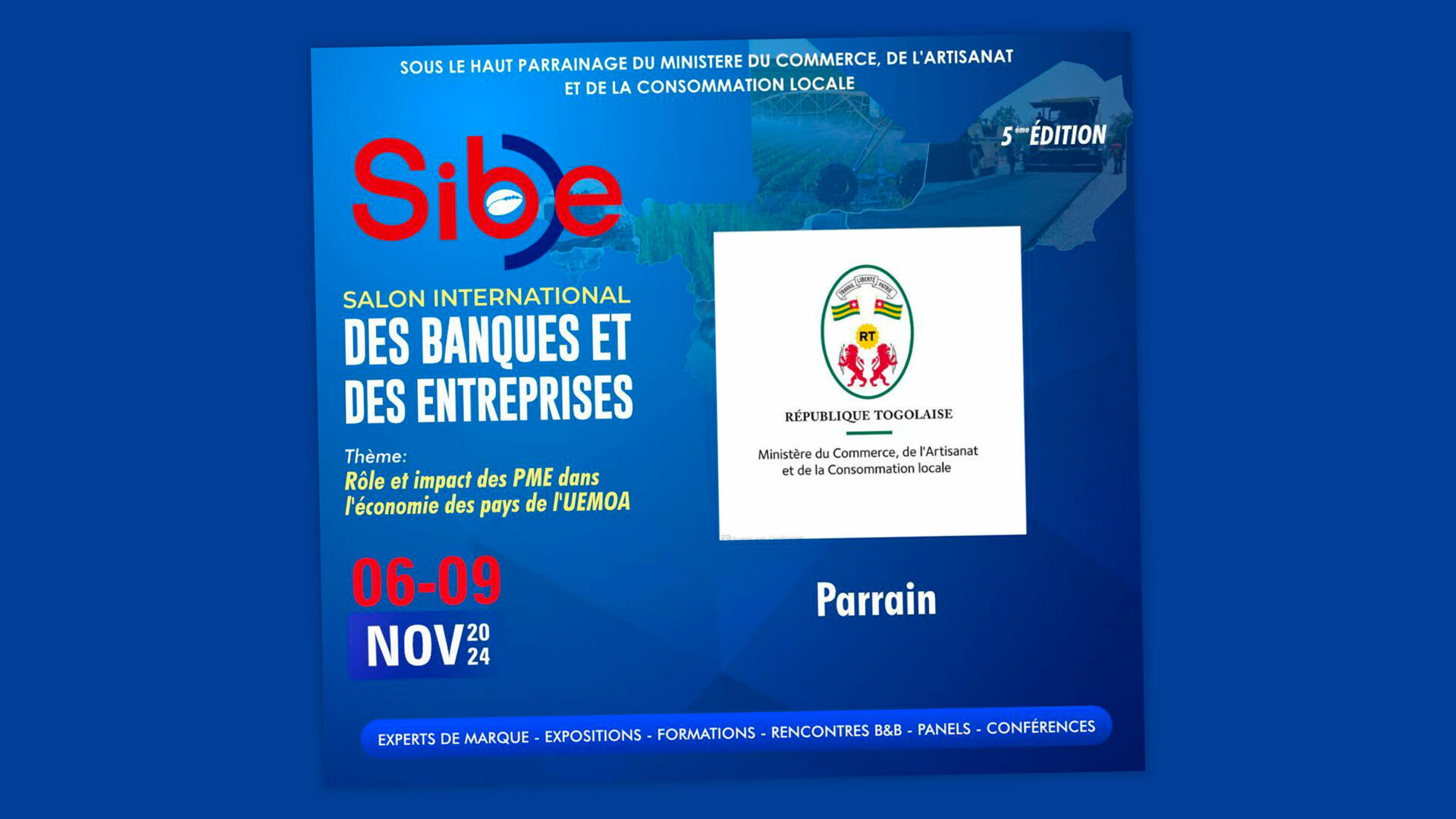 Togo : Ouverture du Salon International des Banques et des Entreprises (SIBE) 2024