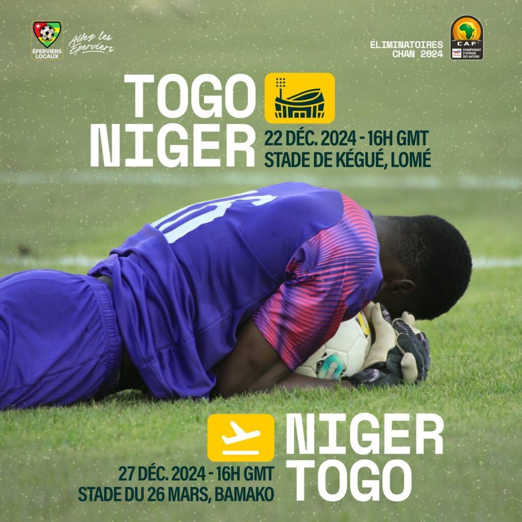 CHAN 2024 : Les Éperviers du Togo déterminés à affronter le Niger