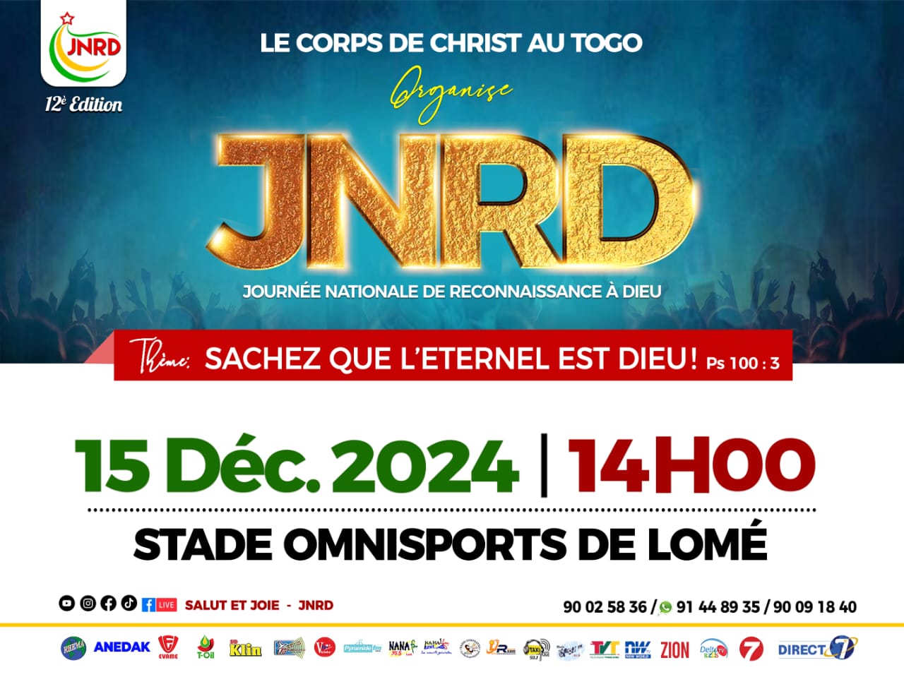 Togo – JNRD 2024 : Une édition inédite attendue ce dimanche dans 15 localités