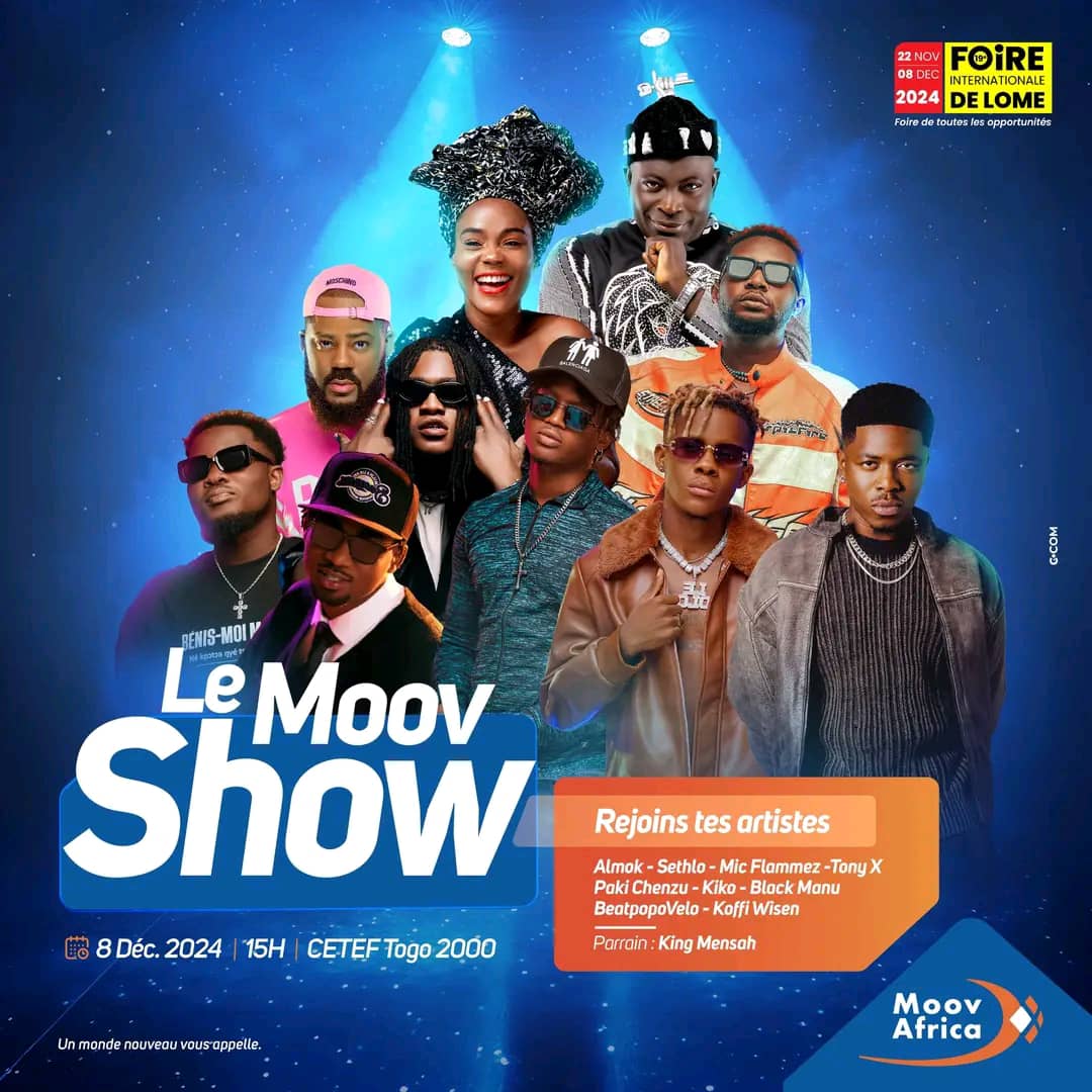 Clôture de la 19ᵉ Foire de Lomé : Le Moov Show en apothéose ce soir