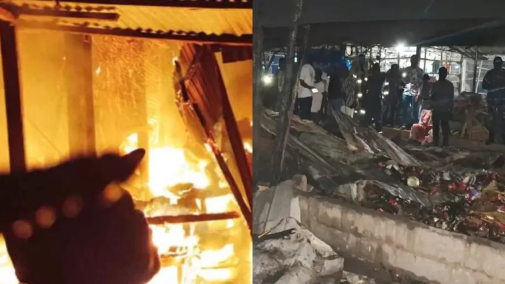 Incendie au marché d'adidogomé Assiyéyé : Bilan des dégâts