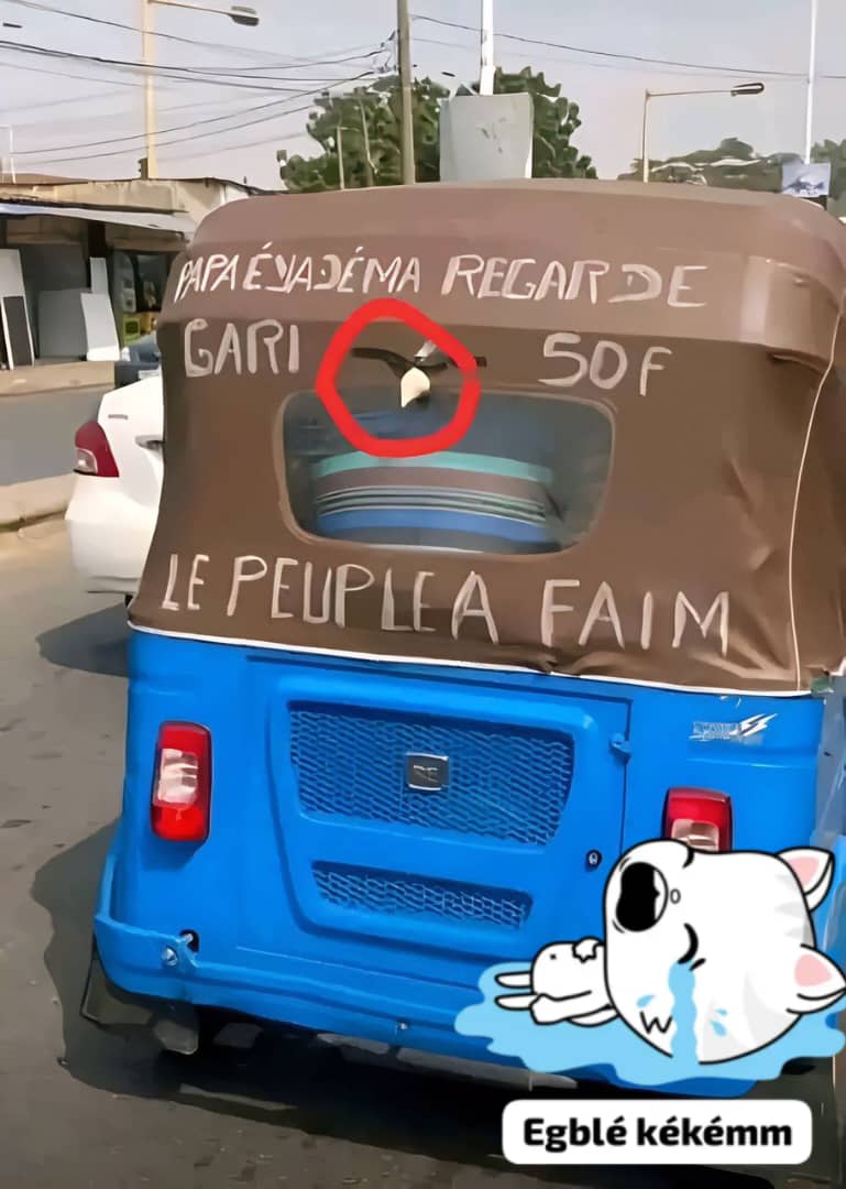 Togo : Le message poignant d'un taximan au gouvernement fait le buzz