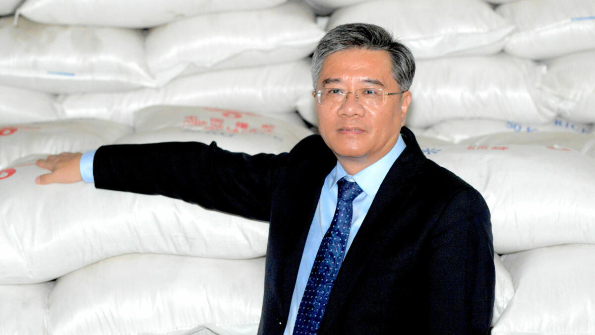 Le Togo reçoit 2 400 tonnes de riz de la Chine